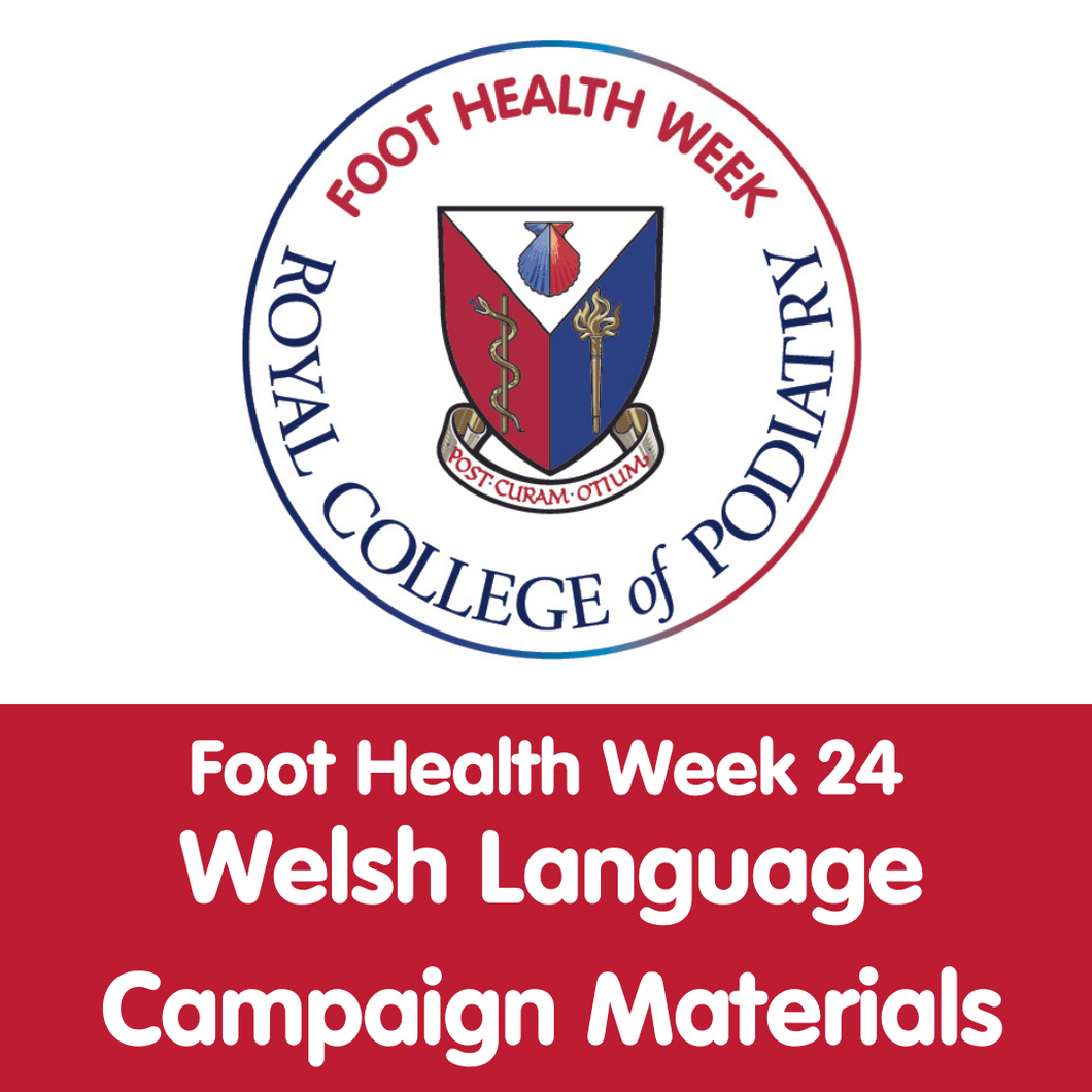 Foot Health Week 2024 - Welsh Language download pack
