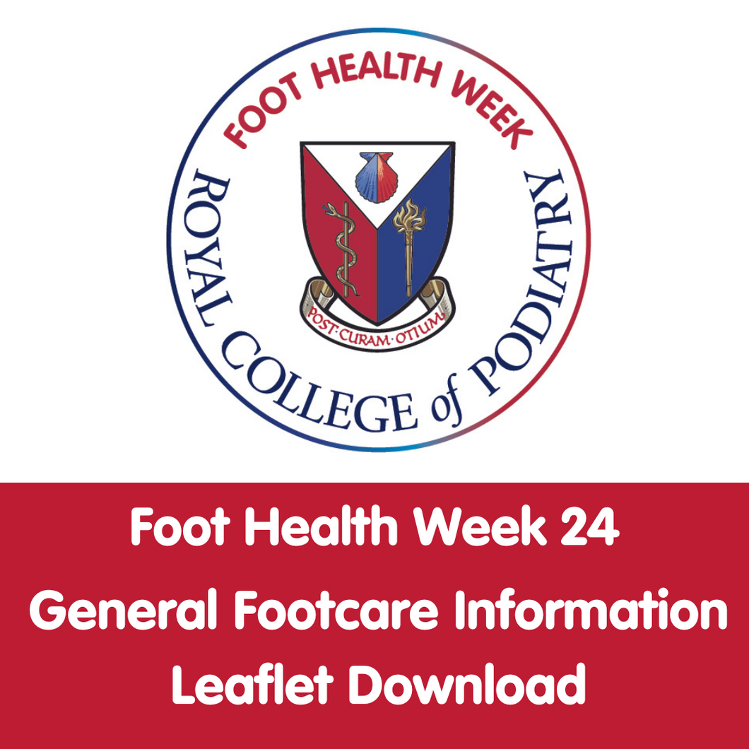 Foot Health Week 2024 - General Footcare Guide A5 Leaflet PDF